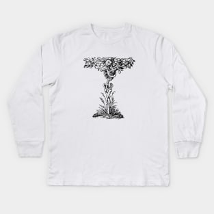 Tree of life, knowledge and death. Kids Long Sleeve T-Shirt